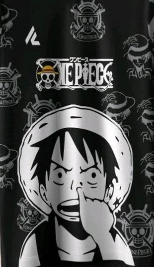 One Piece Luffy Anime Korean Style Kpop Baseball Hockey Tshirt Jersey Summer Fashion Streetwear Anime Daily Unisex Tops Tee Y2k、