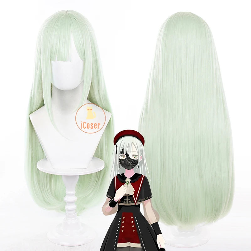 BanG Dream Wakaba Mutsumi Cosplay Costume Wig Red Dress Mortis Uniform Ave Mujica Mask Hat Earrings Halloween Party Women Props