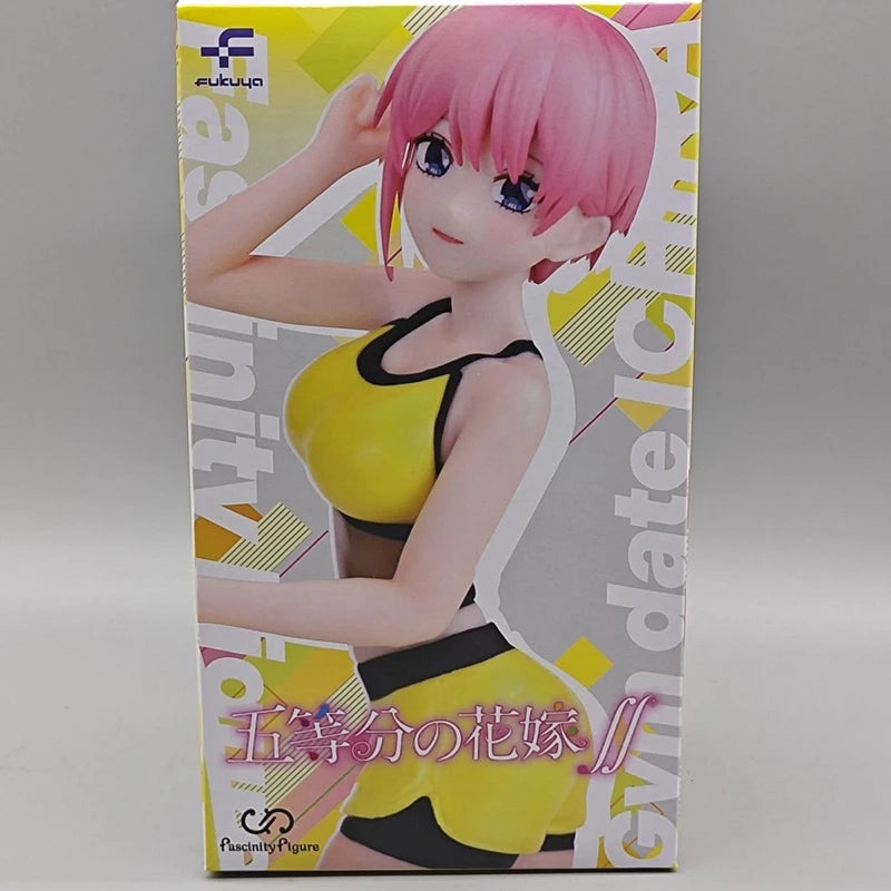 Bandai Fukuya Fascinity The Quintessential Quintuplets Ichika Nino Miku Yotsuba Itsuki 17CM PVC Model