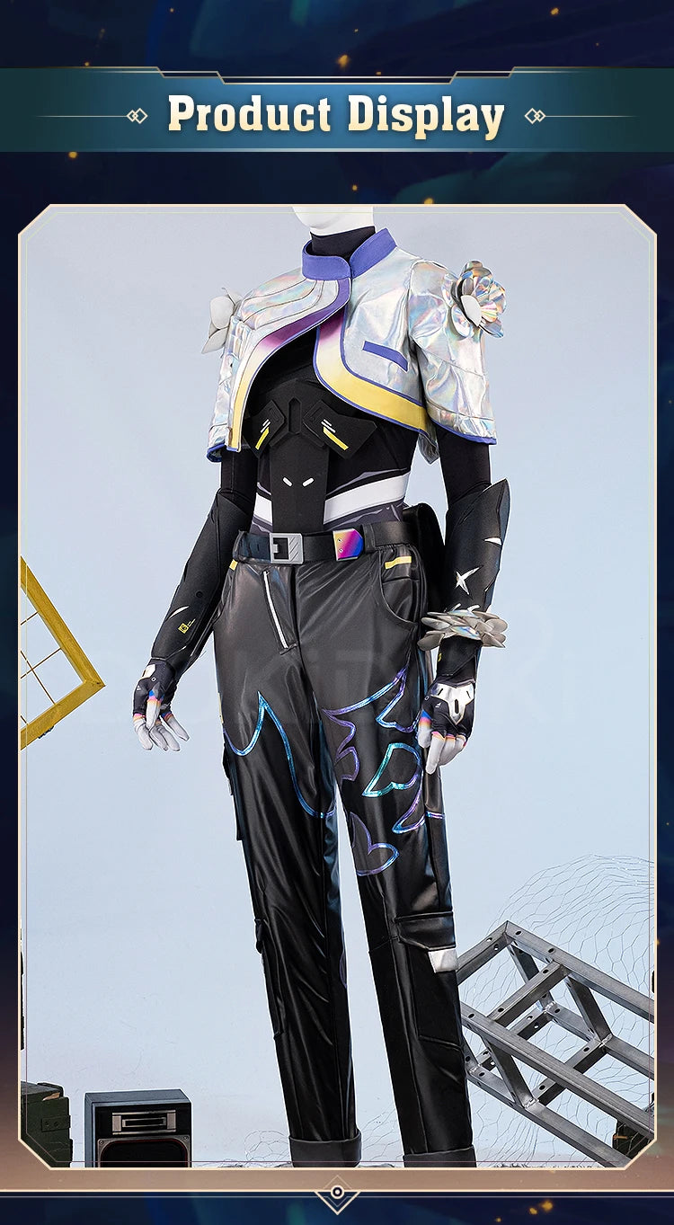 Vyse Cosplay Costume Game Cosplay【XS-3XL】DokiDoki-R Women Black Costume Vyse Halloween Cosplay Plus Size