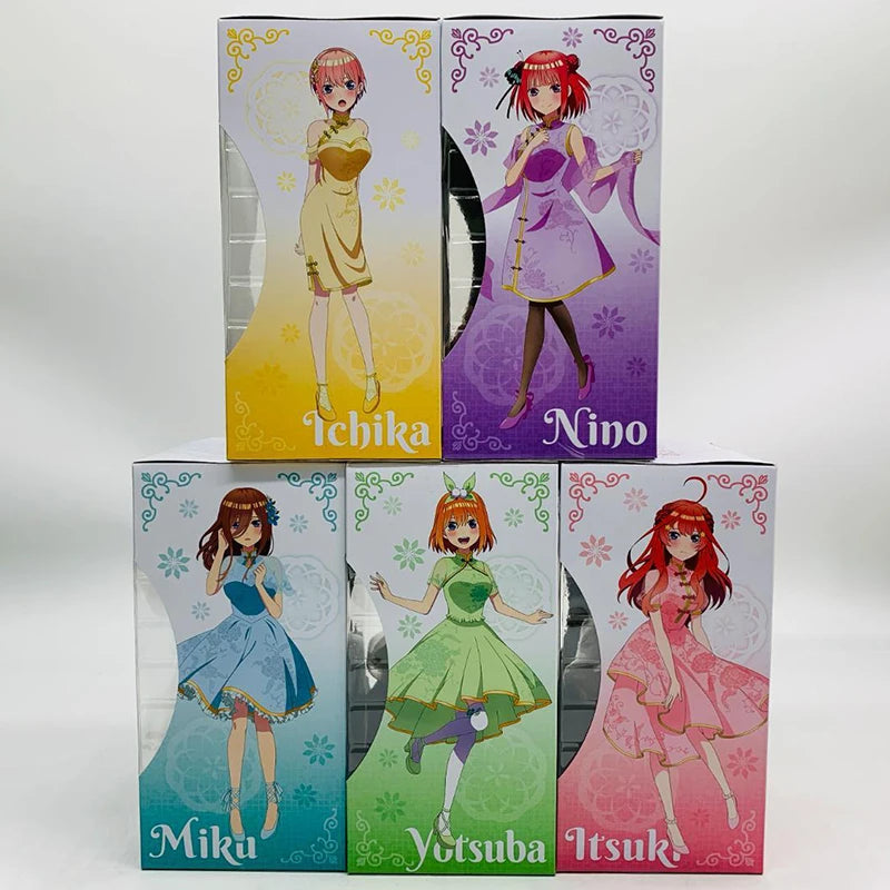 Bandai The Quintessential Quintuplets Nakano Ichika Nino Miku Yotsuba Itsuki 18CM PVC Figure