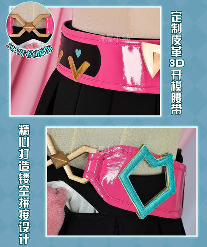 Genshin Impact Varesa Cosplay Costume Wig Skirt Headwear Tail Natlan Collective of Plenty Carnival Halloween Party Women Girls