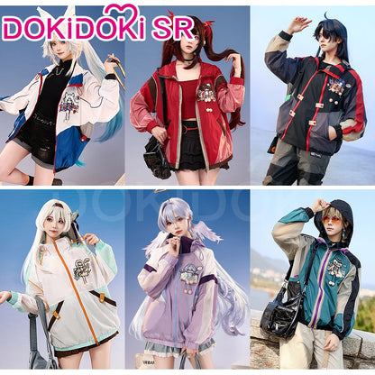 Aventurine Blade Robin Firefly Sparkle Feixiao Doujin Cosplay Costume Game Honkai: Star Rail DokiDoki-SR HSR Sunscreen Jacket