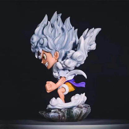 22cm One Piece Luffy Anime Figure Sun God Nika Gear 5 Luffy Figurine Pvc Action Model Statue Collectible Desk Decor Toy Gifts