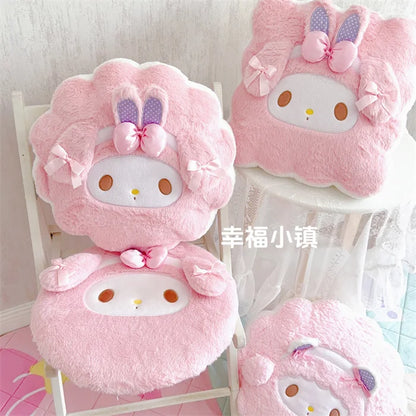 Sanrio My Melody My Sweet Piano Hello Kitty Round Square Plush Pillow Cute Cartoon Anime Home Decor Sofa Cushion Gifts For Girl