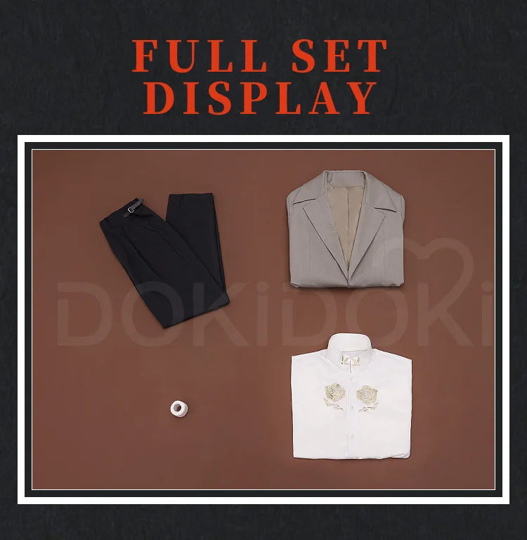 IN STOCK Nakaharaa Chuyaa/Dazaii Osamuu Cosplay Costume Anime Cosplay DokiDoki-SR Cosplay Costume Nakahara Chuuya Men Cosplay