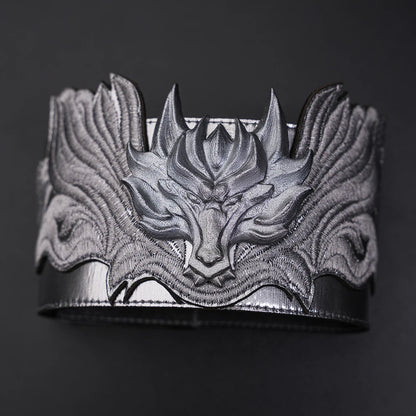 Wuthering Waves Lupa Cosplay Costume Wig Bodysuit Cloak Earrings Tail Headwear Leggings Halloween Party for Women Girls iCoser