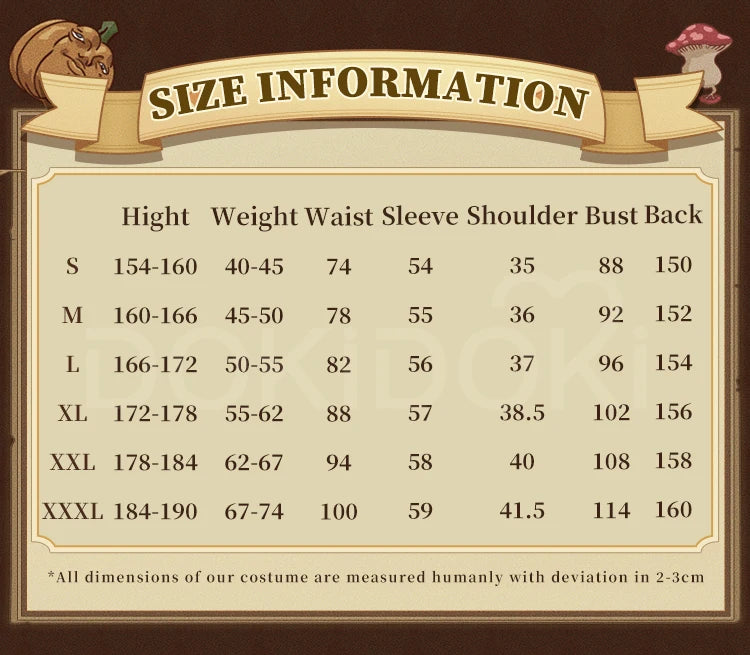 IN STOCK Izutsumi Cosplay Costume Anime Delicious in Dungeon【S-3XL】DokiDoki-R Women Costume Izutsumi Ears Plus Size