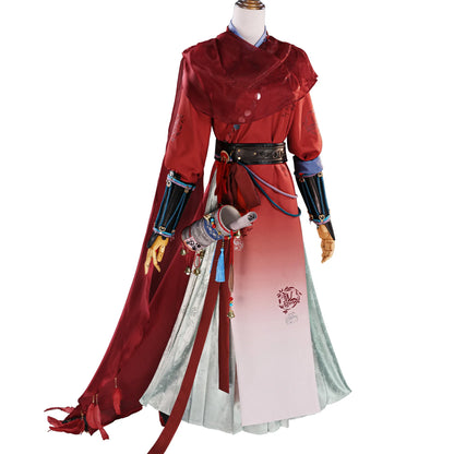 Anime Where Winds Meet An Liuli Guanyin Cosplay Set Polyester