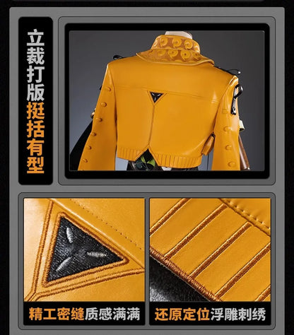 Zenless Zone Zero Yixuan Cosplay Costume Wig Uniform Headwear Rings Yunkui Summit Halloween Party for Women Girls Carnival Props