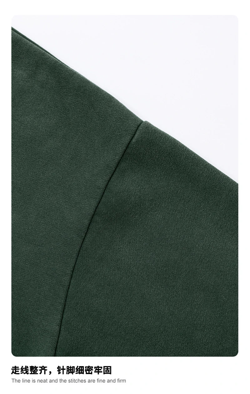 ZODF Trendy 2025 Winter Man 360gsm Washed Fleece Hoodies Unisex Patchwork Loose Fake 2 Pieces Knitted O Neck Sweatshirts HY1089