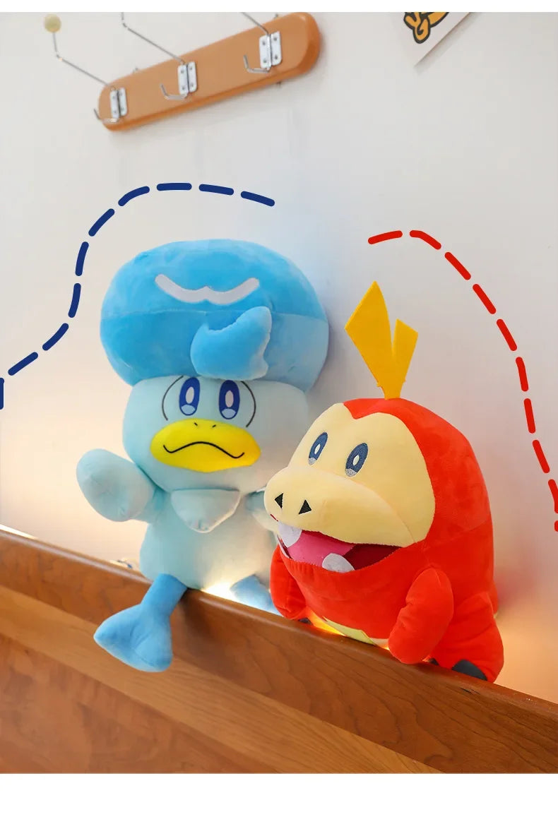 Pokemon Plushie Toys Sprigatito Quaxly Fuecoco Pokémon Scarlet and Violet Anime Plush Stuffed Dolls Christmas Gift for Childrens