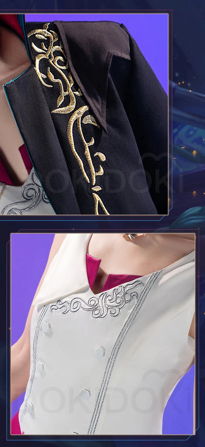 IN STOCK Jinxx Powderr Cosplay Costume Anime Cosplay【S-3XL】DokiDoki-SR Women Jinxx Powderr Dress Cosplay Plus Size