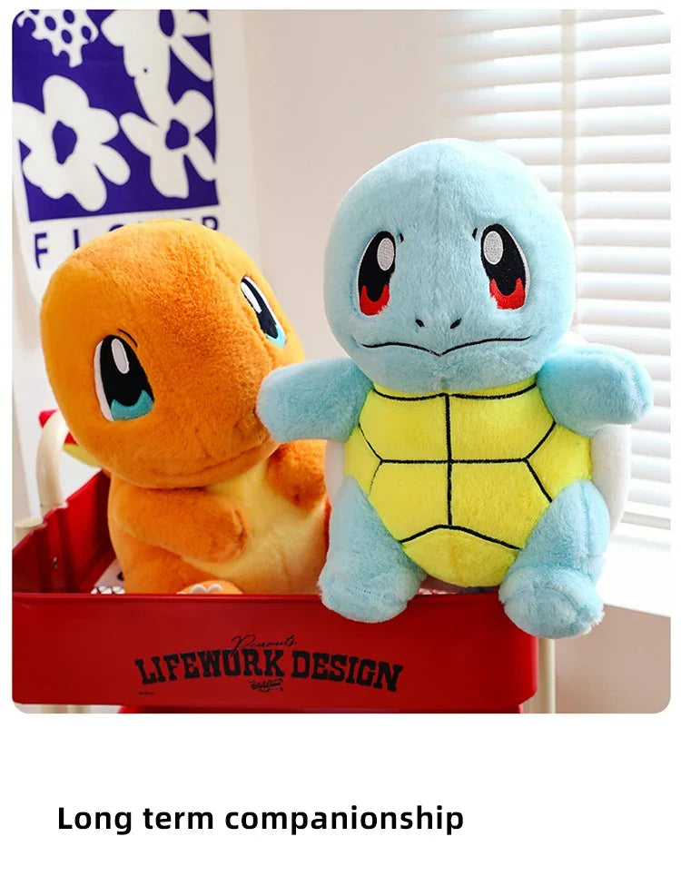 35/80cm Charmander Pokemon Plush Toys Large Anime Doll Cute Pillow Giant Pokémon Plushie Squirtle Stuffed Gift for Kid Christmas