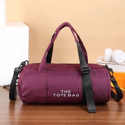 Small Fashion Gym Fitness Bag for Women – Yoga Sports Travel Weekender Mini Shoulder Duffle Handbag