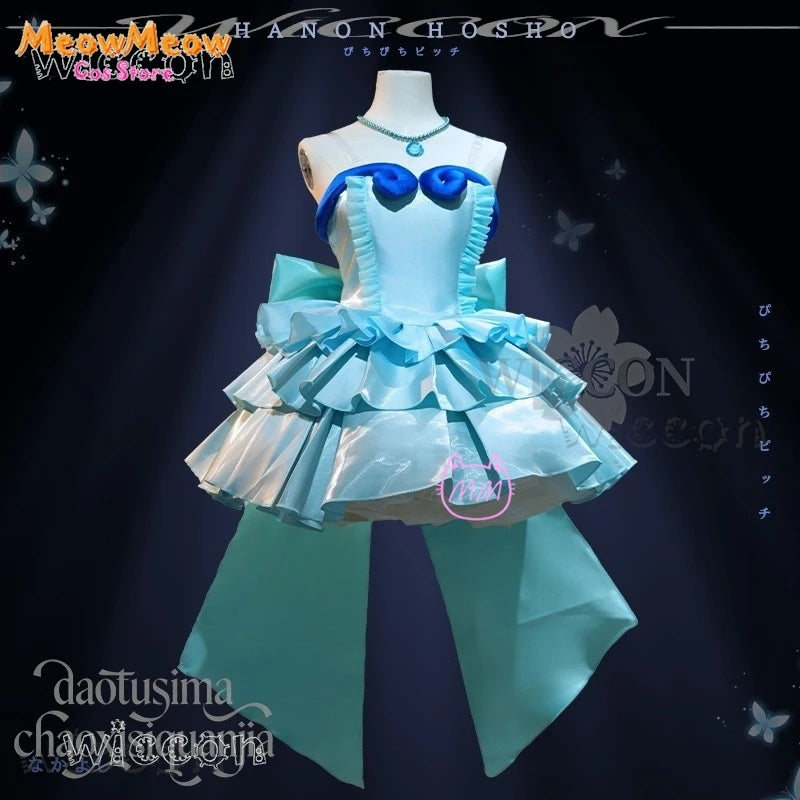 Mermaid Melody Hanon Hosho Adult Costume Polyester Set