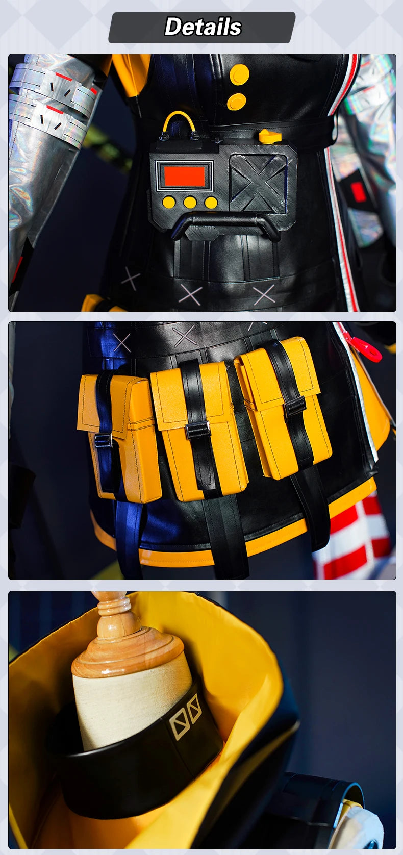 UWOWO Soldier 11 Cosplay Collab Series: Game Zenless Zone Zero/ZZZ Soldier 11 Cosplay Costume