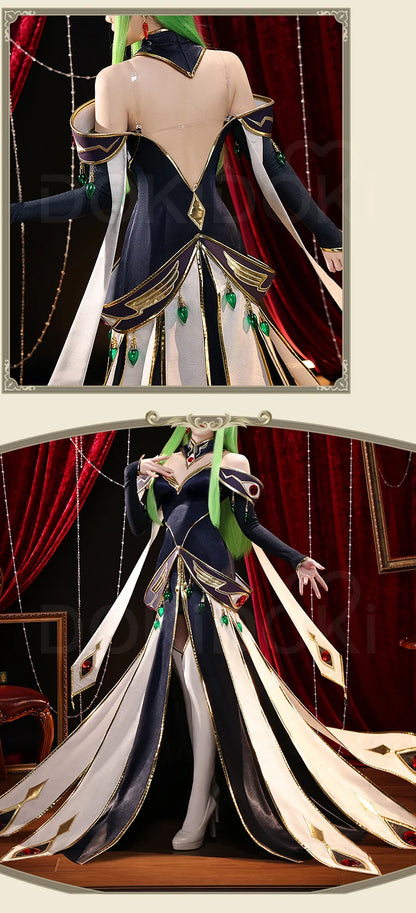 IN STOCK Lelouchh Lamperougee C Cosplay Anime【S-2XL】DokiDoki-SR Men Emperor C Queen Lelouchh Cosplay Plus Size Halloween