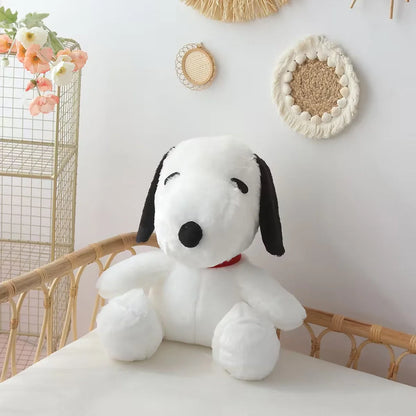 Big Size Snoopy Plush Toy Kawaii White Dog Toy Snoopy Pillow Lovely Snoopy Stuffed Doll Animal Xmas Girlfriends Gifts
