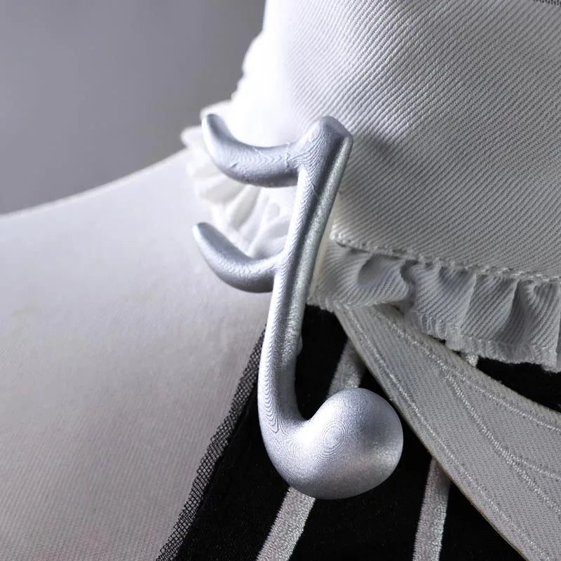 Wuthering Waves Phrolova Cosplay Costume Wig White Dress Fractsidus Carnival Halloween Party for Women Girls Accessory iCoser