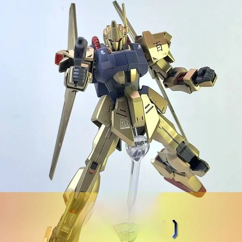 Wmh Wanmohui Jimo Club Hg Nu Baishi Pre-Sprayed Champagne Gold Model Kit – Action Figure Puzzle Assembly Toy Gift