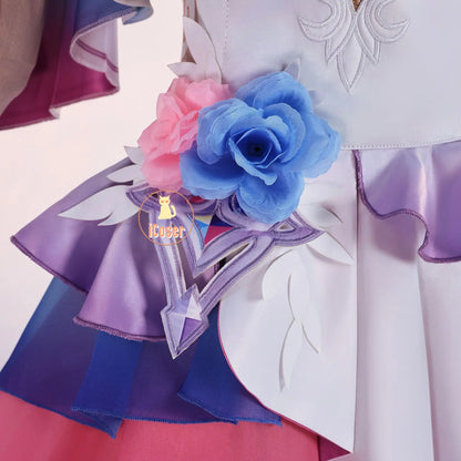 Honkai Star Rail Cyrene Cosplay Costume Wig Dress Headwear Earrings New Skin Outfit Elysia Amphoreus Halloween Party Women Girls