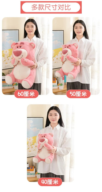 40/55/70cm Super Big Size Lotso Disney Cartoon Anime Plush Stuffed Doll Kawaii Room Decoration Plush Pillow Kids Holiday Gift