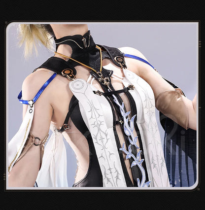 Cartethyia Cosplay Costume Game Wuthering Waves DokiDoki-SR Women Dress Cantarella Halloween Cosplay Wig