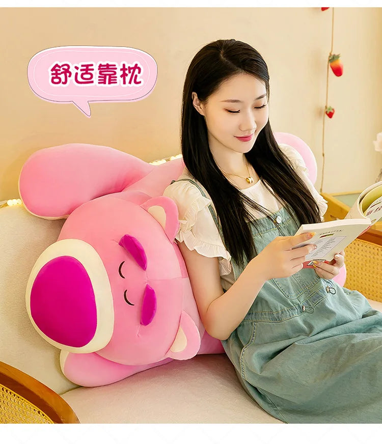 80cm Big Size Disney Lotso Stitch James P. Sullivan Stuffed Animal Cute Plushies Room Decoration Pillow Children's Holiday Gift