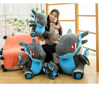 80cm Super Big Size Pokemon Charizard Anime Plush Stuffed Doll Room Decoration Plushies Children's Pillow Kawaii Ornaments Gifts