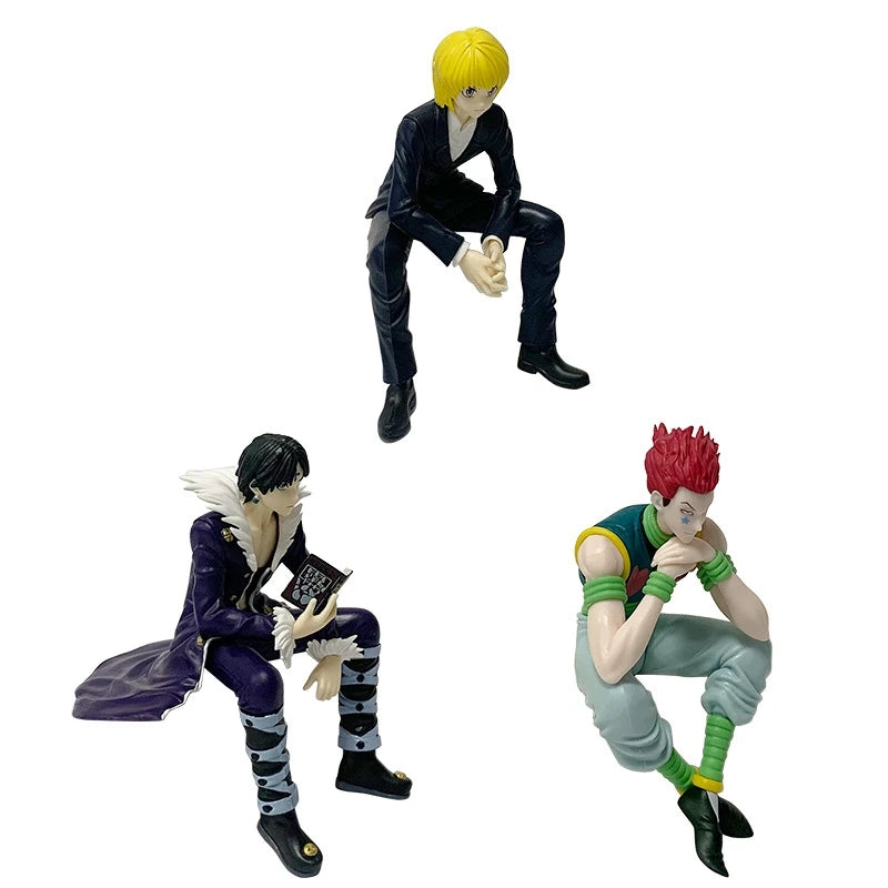 14cm Hunter×Hunter Anime Figure Phantom Troupe Hisoka Action Figure Noodle Stopper Room Decoration Noodle Stopper PVC Model Toys