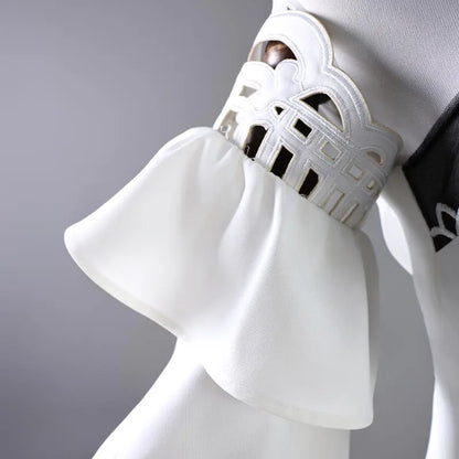 Wuthering Waves Phrolova Cosplay Costume Wig White Dress Fractsidus Carnival Halloween Party for Women Girls Accessory iCoser