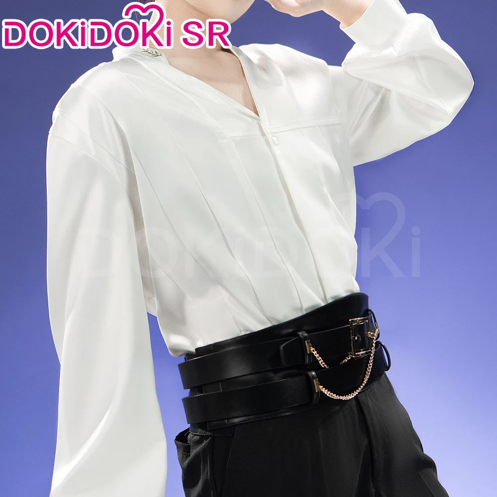 IN STOCK Rafayel Cosplay Costume Game Love and Deepspace【S-3XL】DokiDoki-SR White Sand Phantom Qiyu Rafayel Plus Size