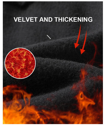 Chrlck Men’s Unisex Winter Fleece Sweatpants Warm Running Jogging Sport Trousers Elastic Waist Thick