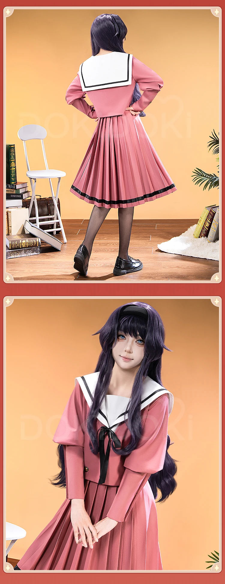 IN STOCK Waguri Kaoruko Cosplay Costume Anime The Fragrant Flower Blooms with Dignity【S-2XL】DokiDoki-R Halloween Plus Size