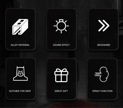 1:18 Batmobile Tumbler Alloy Metal Car Diecast Toy Vehicle Car Model Sound & Light Slide Spray Truck Toys For Kids  Gift Birthda