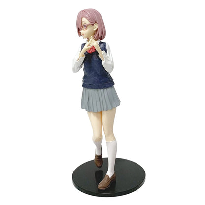 2.5-jigen no Yuuwaku Anime Figure 10cm Sitting Tachibana Mikari Action Figure Amano Ririsa Figurine PVC Collection Model Toys