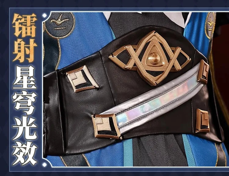 Honkai Star Rail Anaxa Cosplay Costume Wig Uniform Outfit Anaxagoras Grove of Epiphany Amphoreus Carnival Halloween Women Men