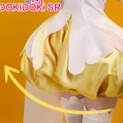Kinomoto Sakura Cosplay Anime Card Captor Sakura Cosplay Costume DokiDoki-SR Cute Yellow Dress Sakura Yellow Dress
