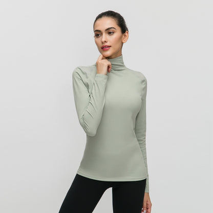 The Codex Tight Stretch Gym Long Sleeve Top with Stand Collar