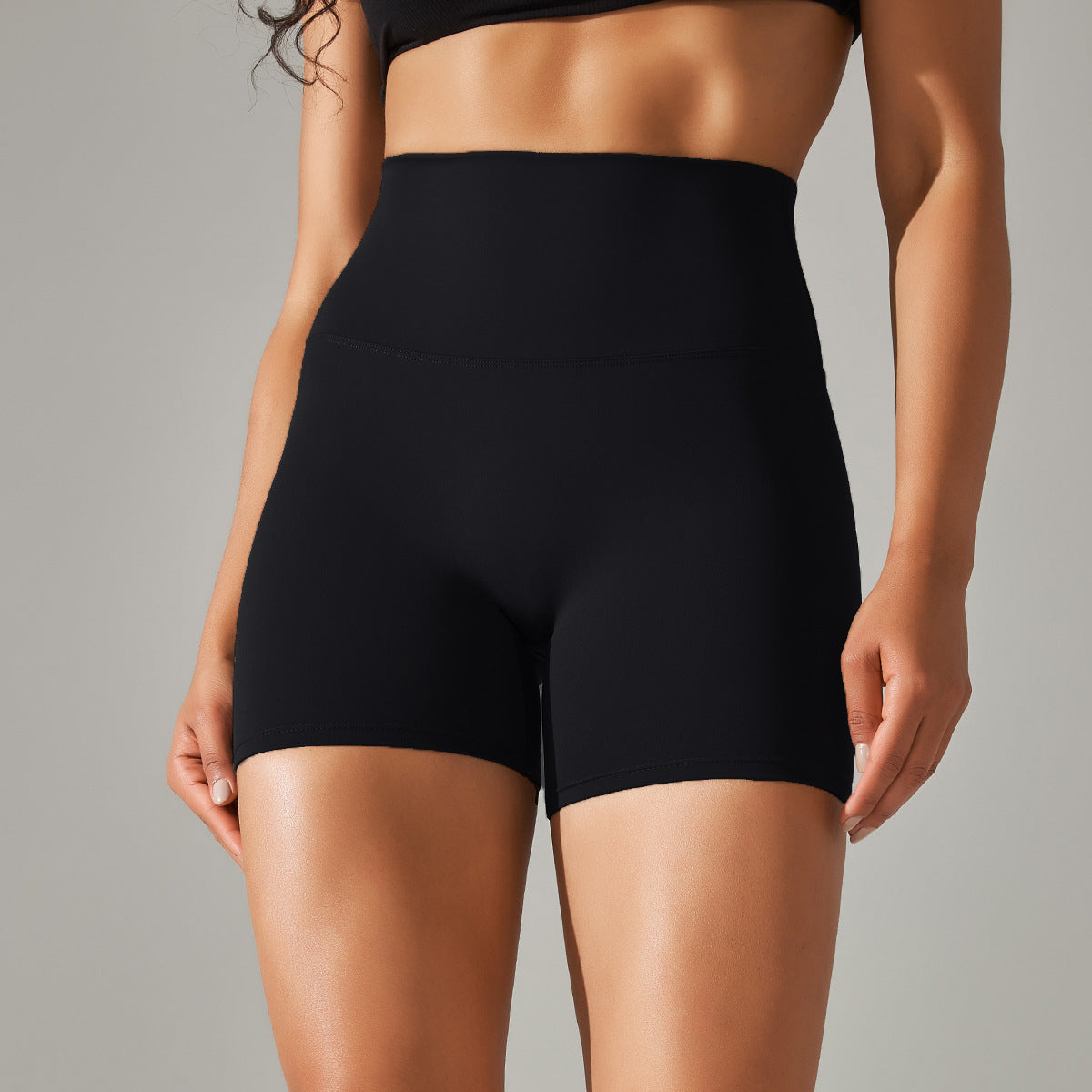 High Waist Hip Lift Fitness Pants for Women – Sports Belly Control Daily Wear Tights - Black / S